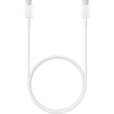 Samsung Genuine USB-C to USB-C Fast Charging Cable - 100W - White - Accessories